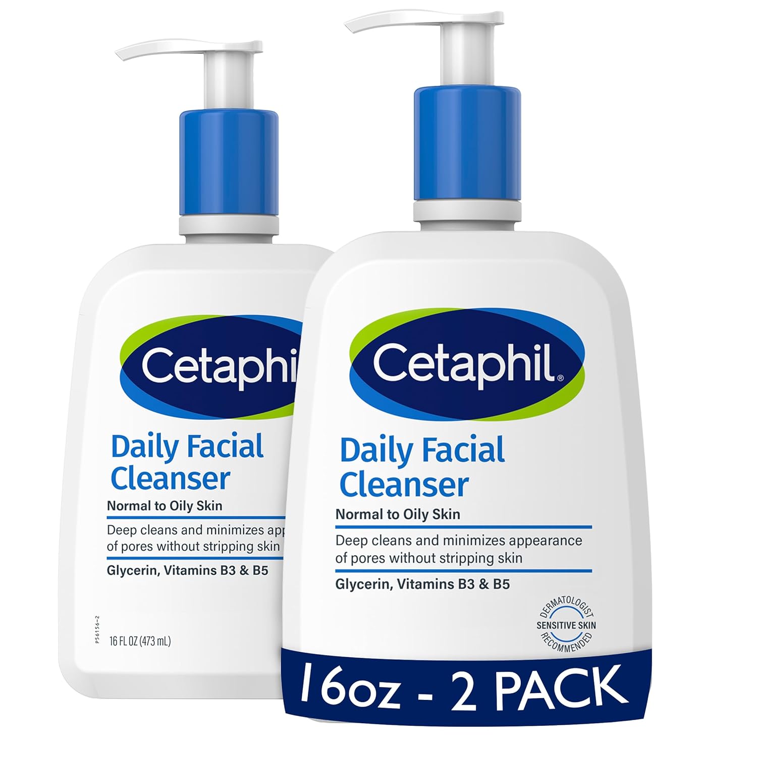 Cetaphil Daily Facial Cleanser for Sensitive Combination to Oily Skin