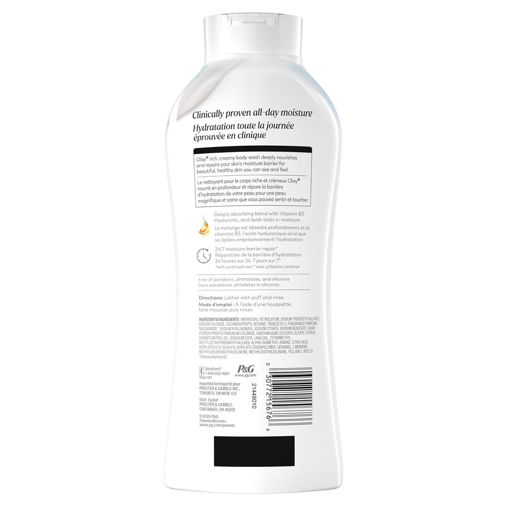 Olay | Body Wash Ultra Moisture Lightly Scented Vitamin B3 — 22 fl oz
