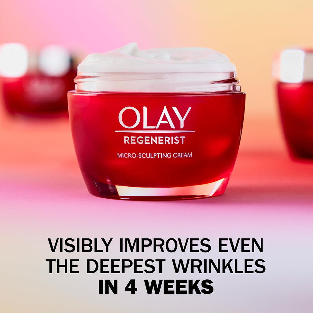 Olay | Regenerist Micro-Sculpting Cream Face Moisturizer Vitamin B3 Hyaluronic Acid — 1 Count