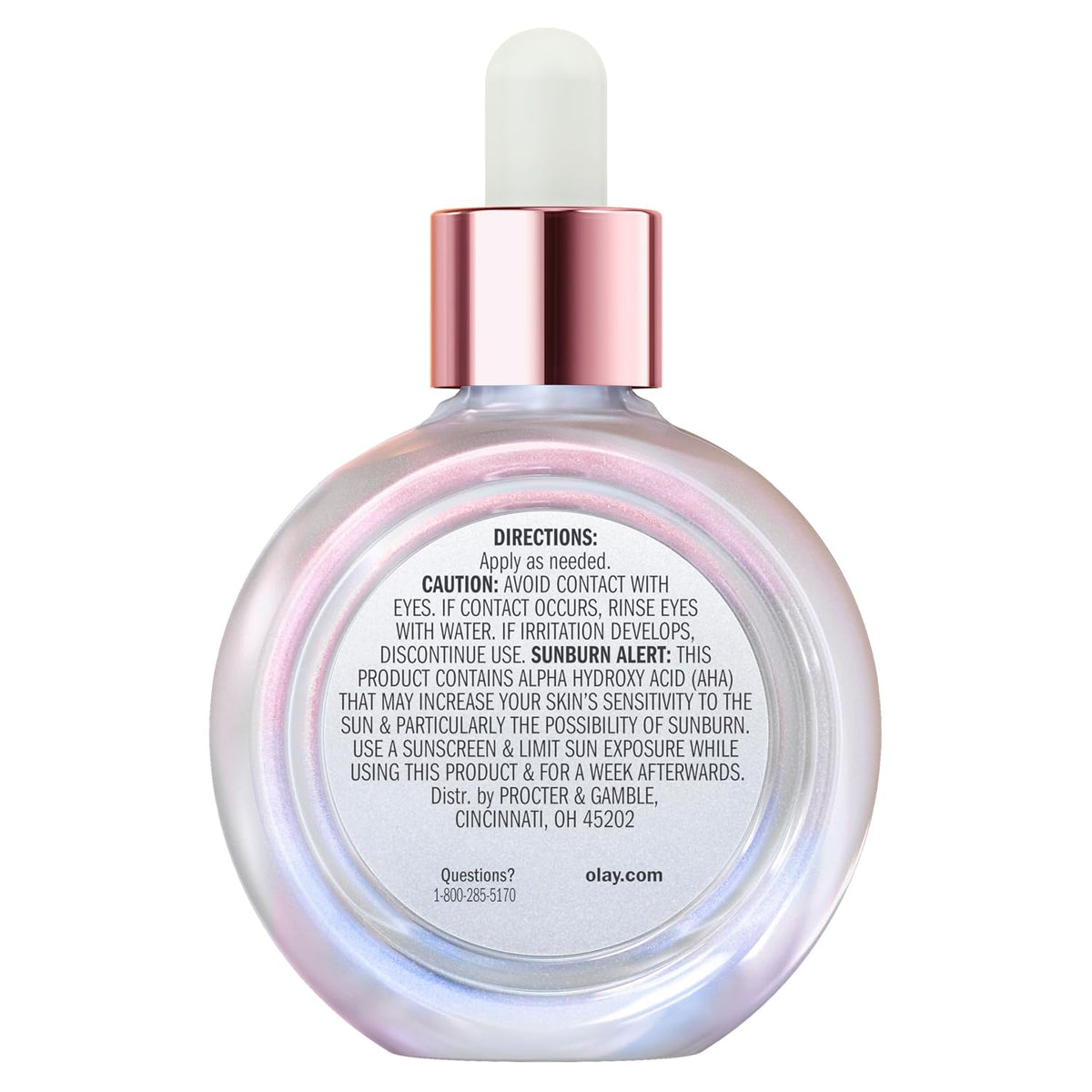 Olay | Super Serum 5-in-1 Night Face Serum Niacinamide Peptide Salicylic Acid Lactic Acid Glycerin Super Size Fragrance Free
