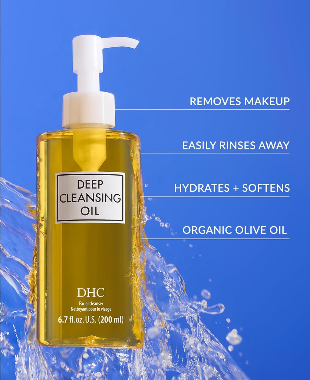 DHC Deep Cleansing Oil Makeup Remover (Fragrance-Free)
