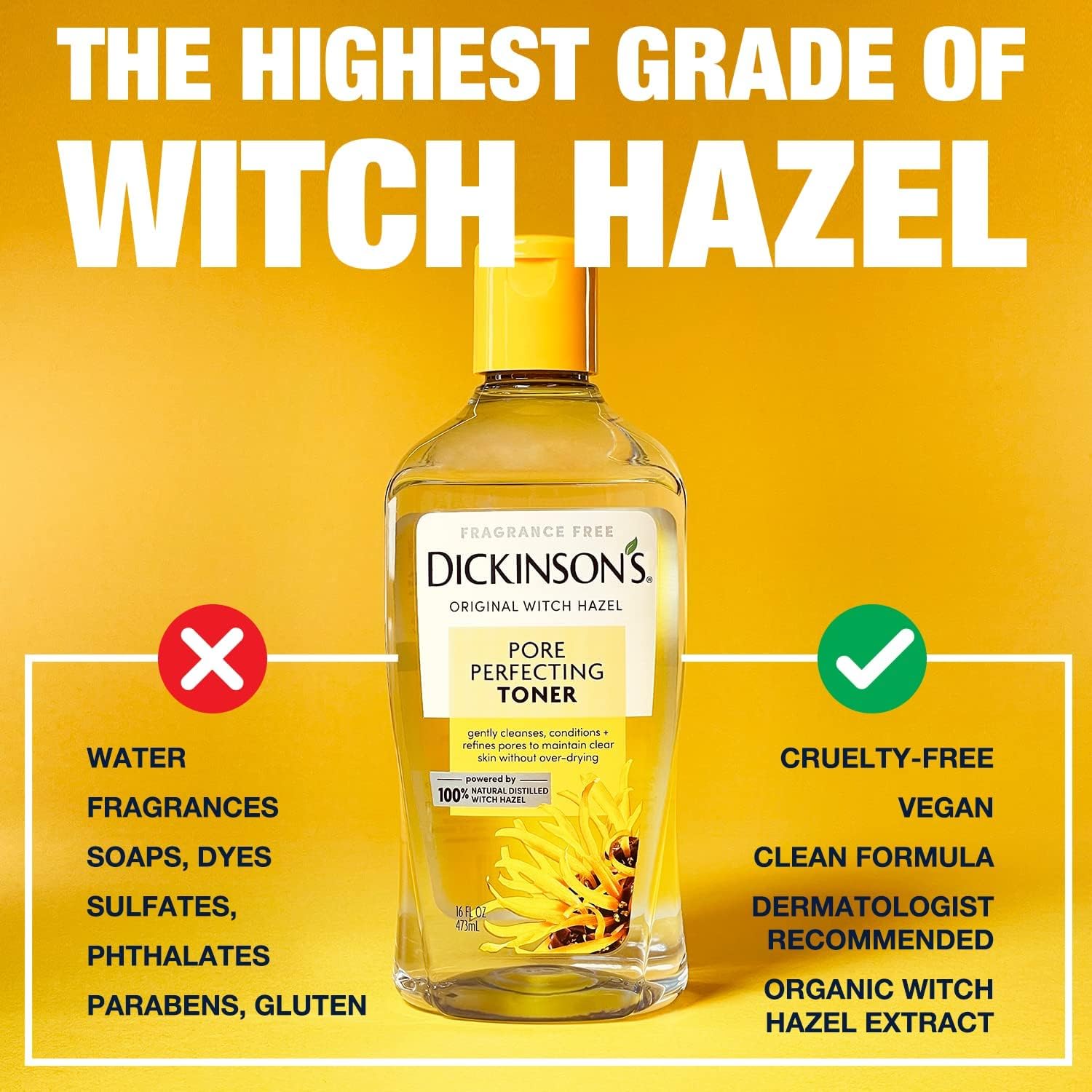Dickinson’s Original Witch Hazel Pore Perfecting Toner – 16 fl oz