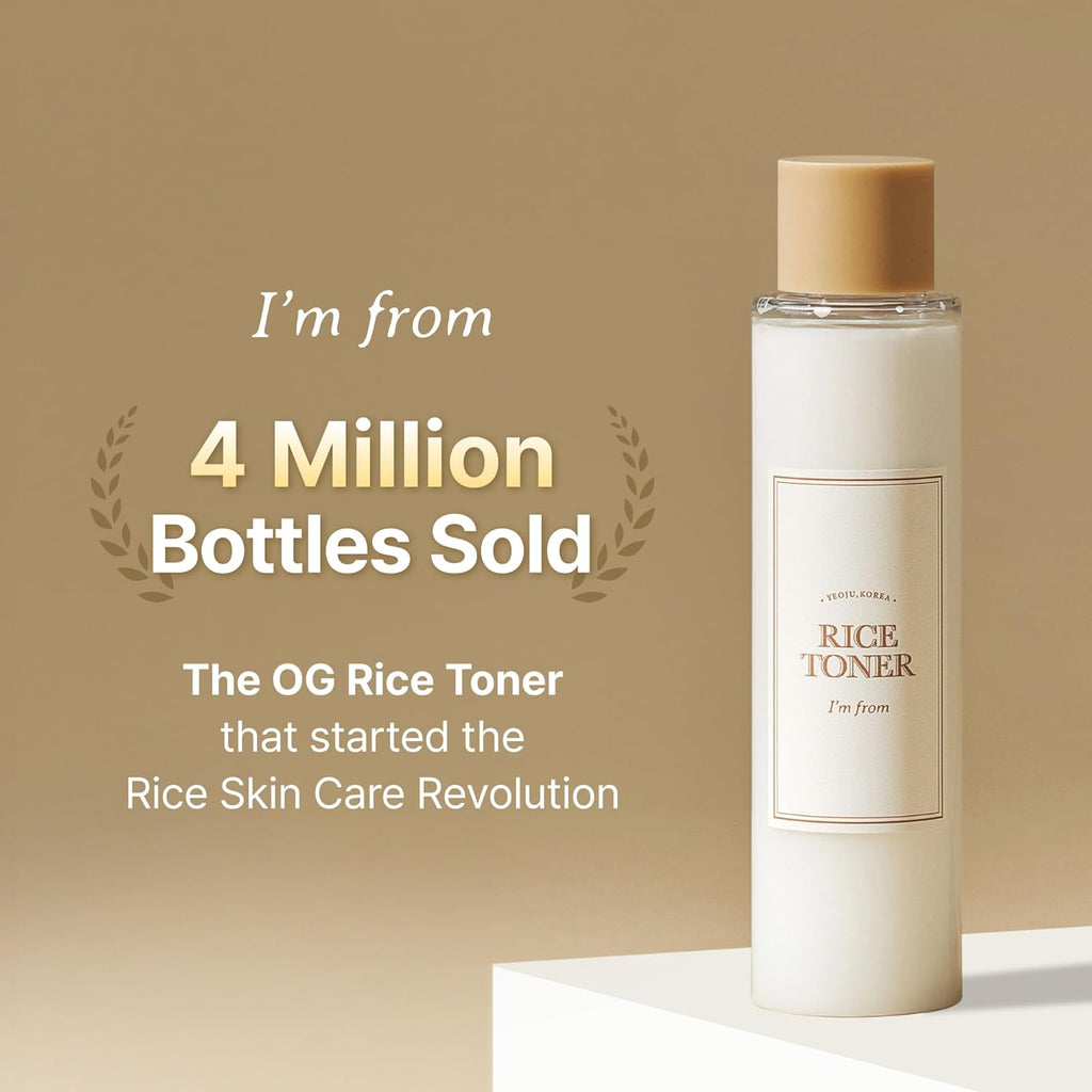 I’m From Rice Toner – Hydrating Milky Toner for Glowing Skin (5.07 fl oz)