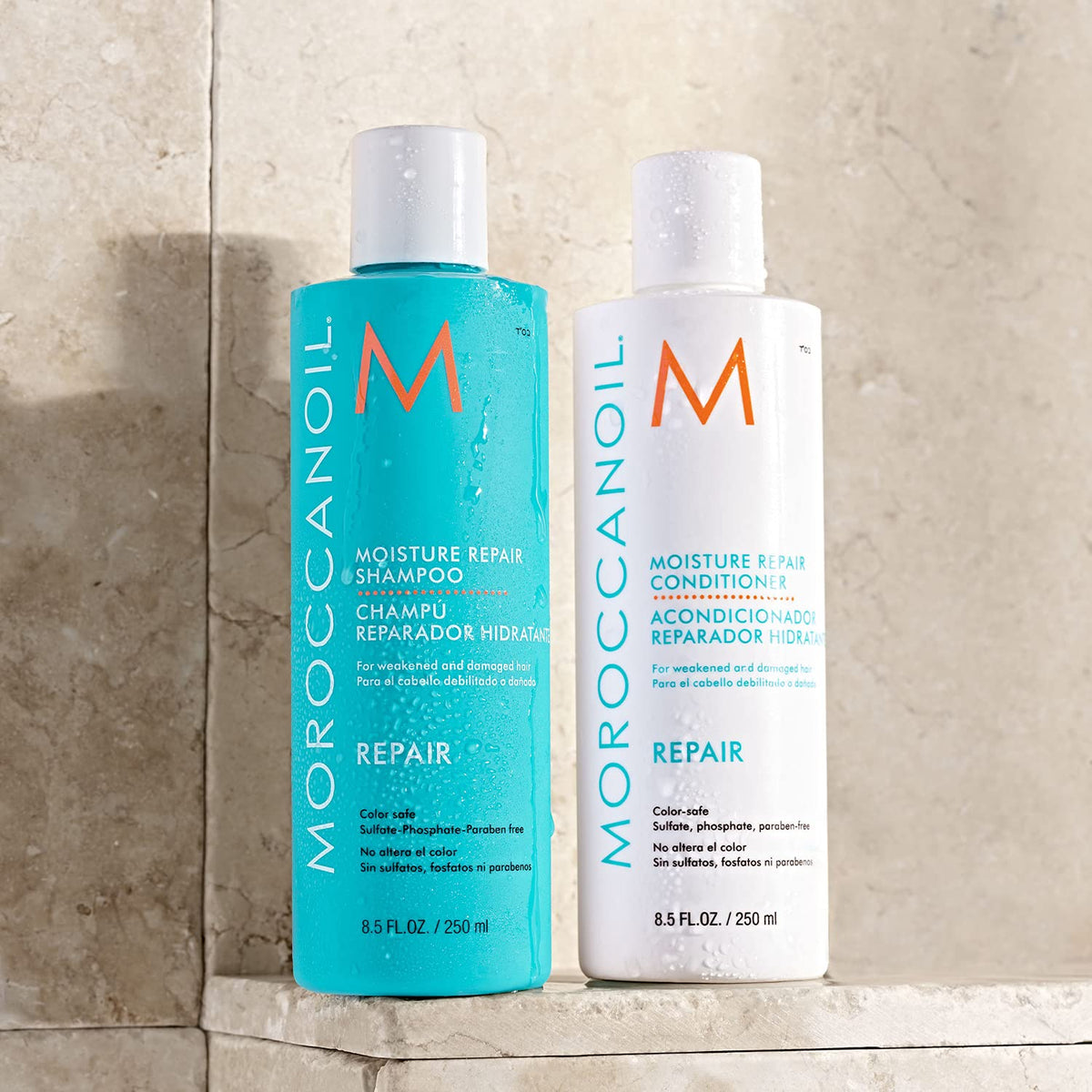 Moroccanoil | Moisture Repair Shampoo & Conditioner Bundle — 17 fl oz Total