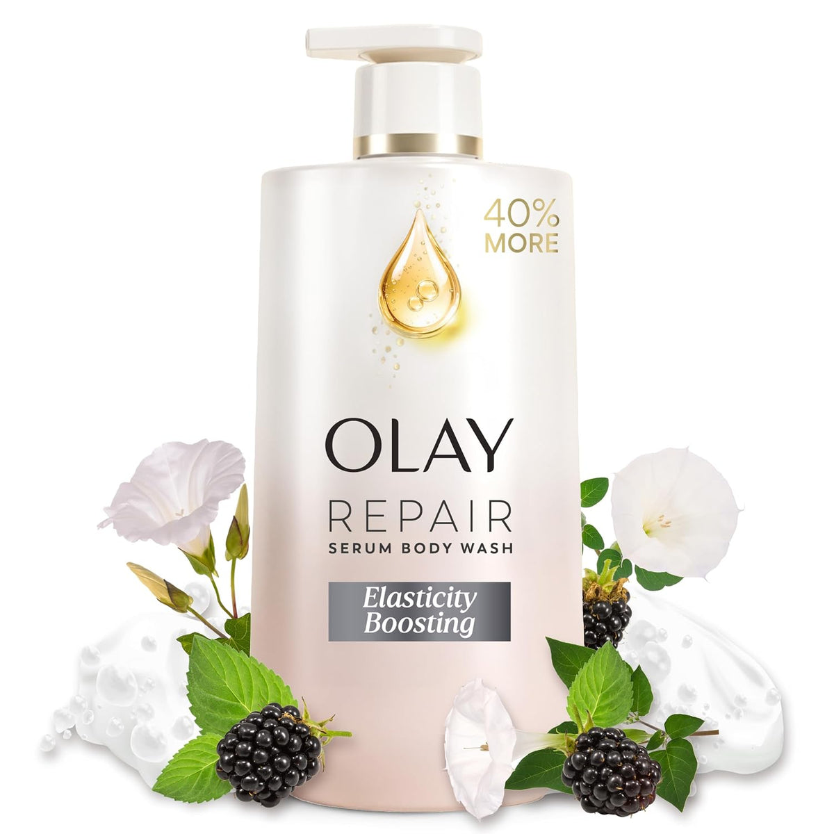 Olay | Body Wash Repair Serum Collagen Peptide Elixir B3 Repair Lipids Elasticity Boosting All Skin — 28 fl oz