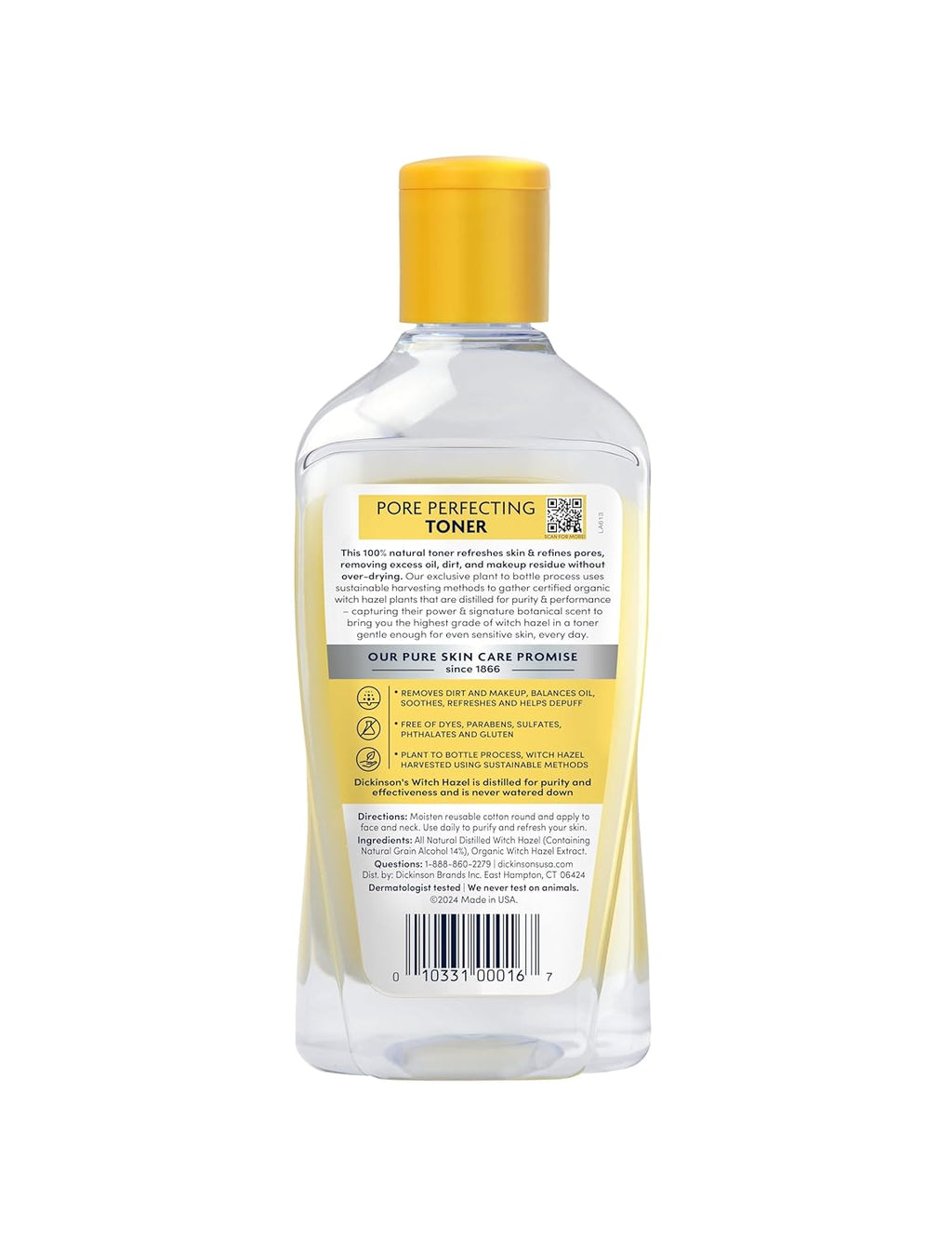 Dickinson’s Original Witch Hazel Pore Perfecting Toner – 16 fl oz