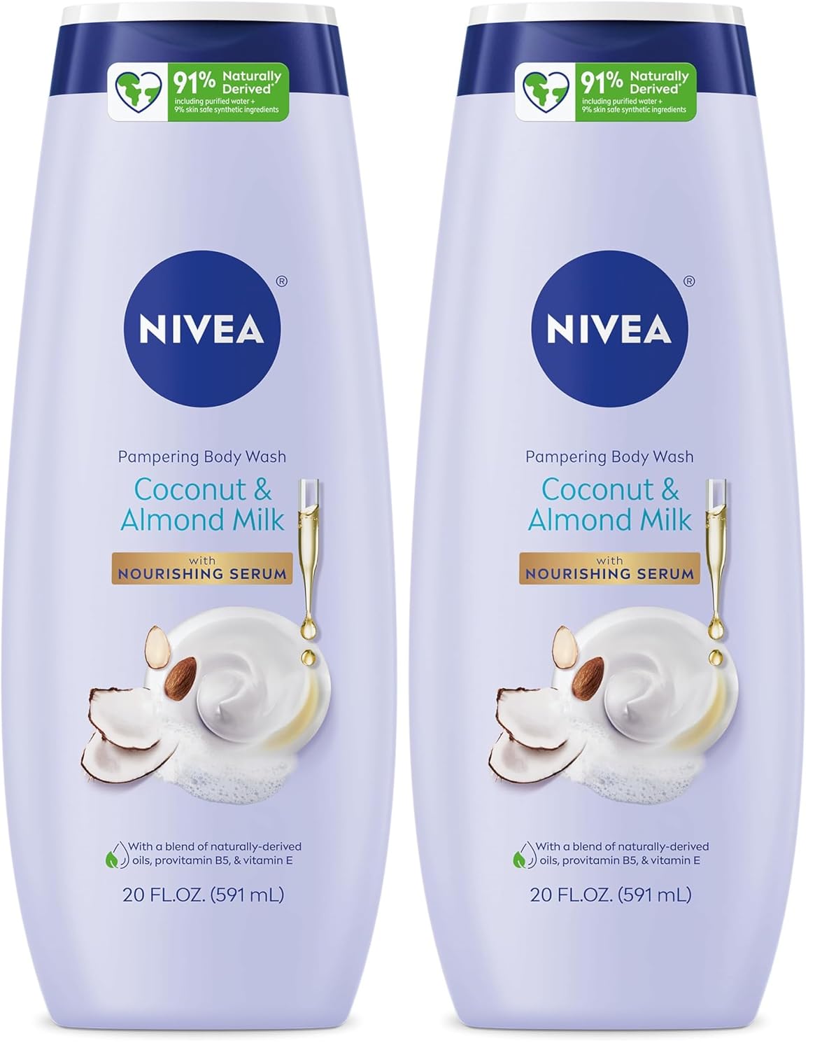NIVEA Pampering Coconut & Almond Milk Body Wash