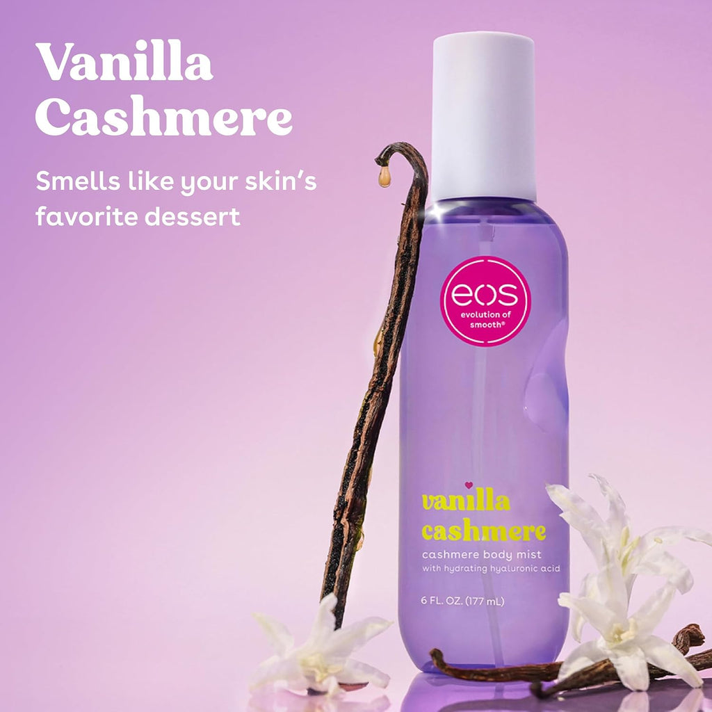 eos | Vanilla Cashmere Body Mist Hyaluronic Acid — 6 fl oz