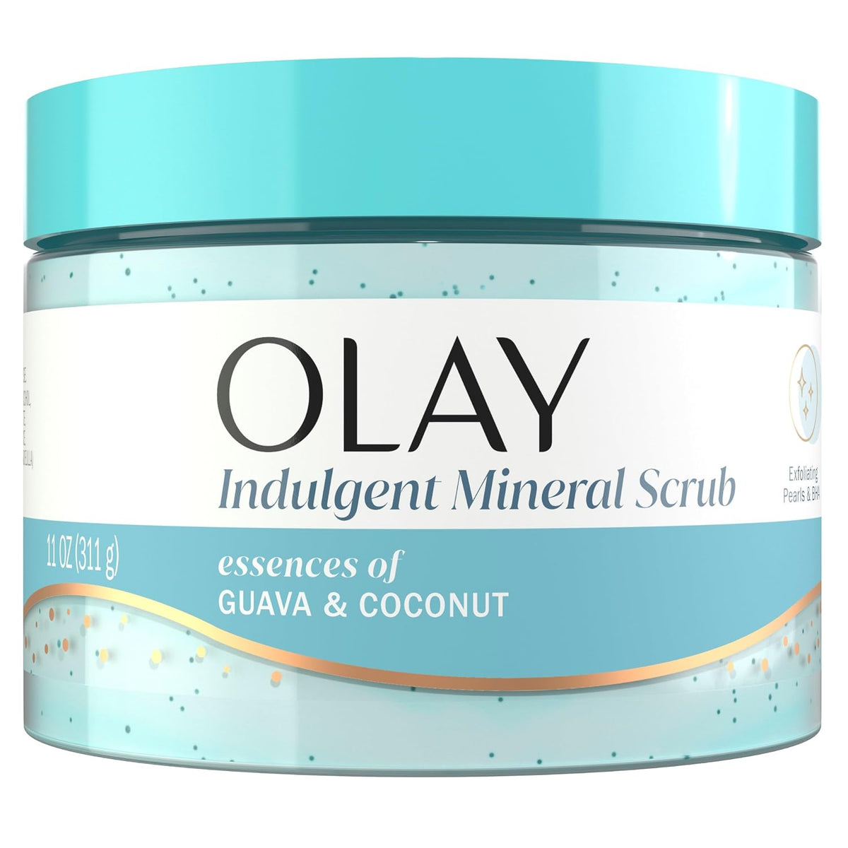 Olay | Exfoliating Body Scrub Vitamin B3 BHA Salicylic Acid Coconut Guava — 11 oz