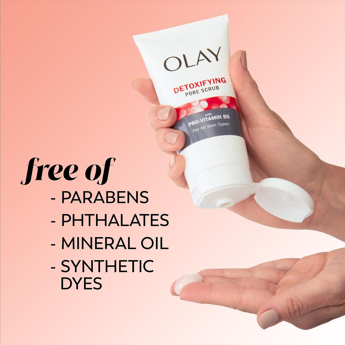 Olay | Facial Scrub Face Wash Salicylic Acid Deep Pore Cleansing Gel — 5 fl oz (Pack of 3)