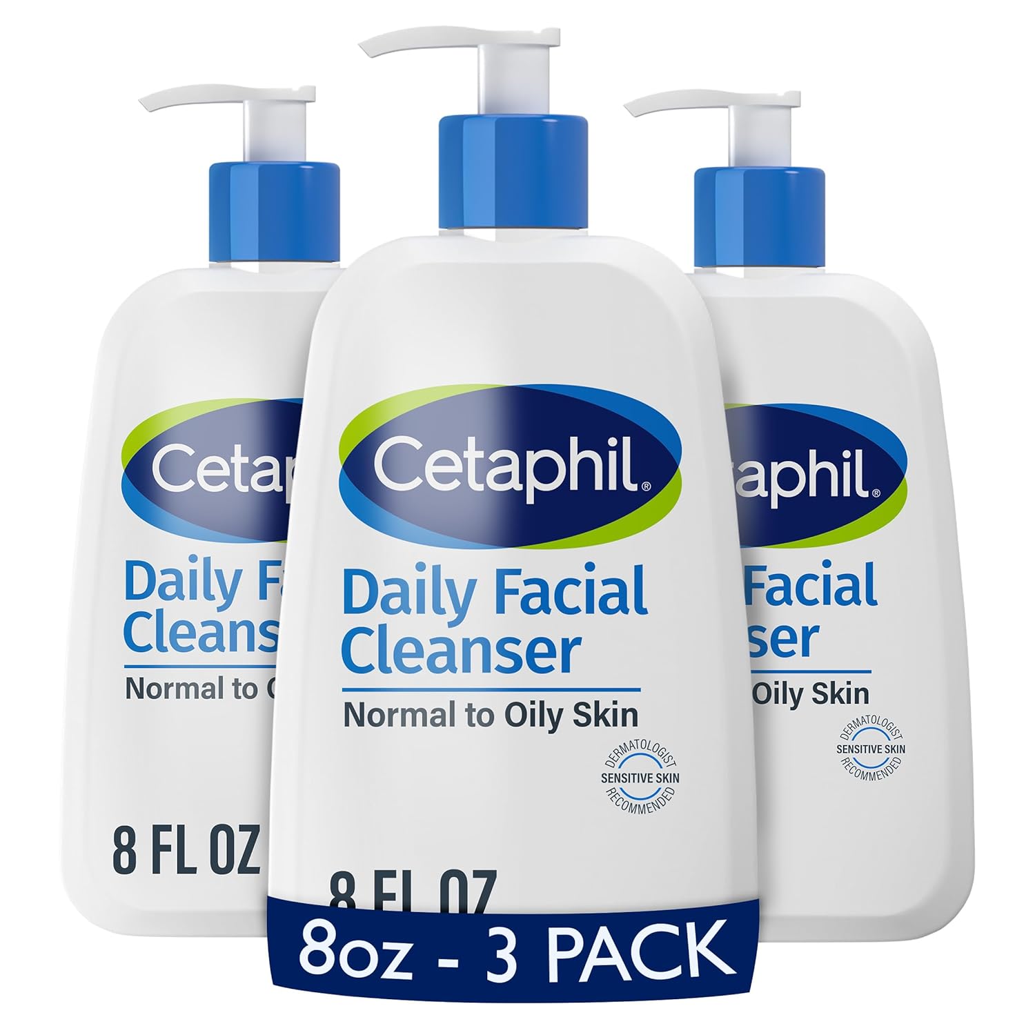Cetaphil Daily Facial Cleanser for Sensitive Combination to Oily Skin