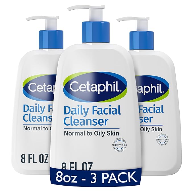 Cetaphil Daily Facial Cleanser for Sensitive Combination to Oily Skin