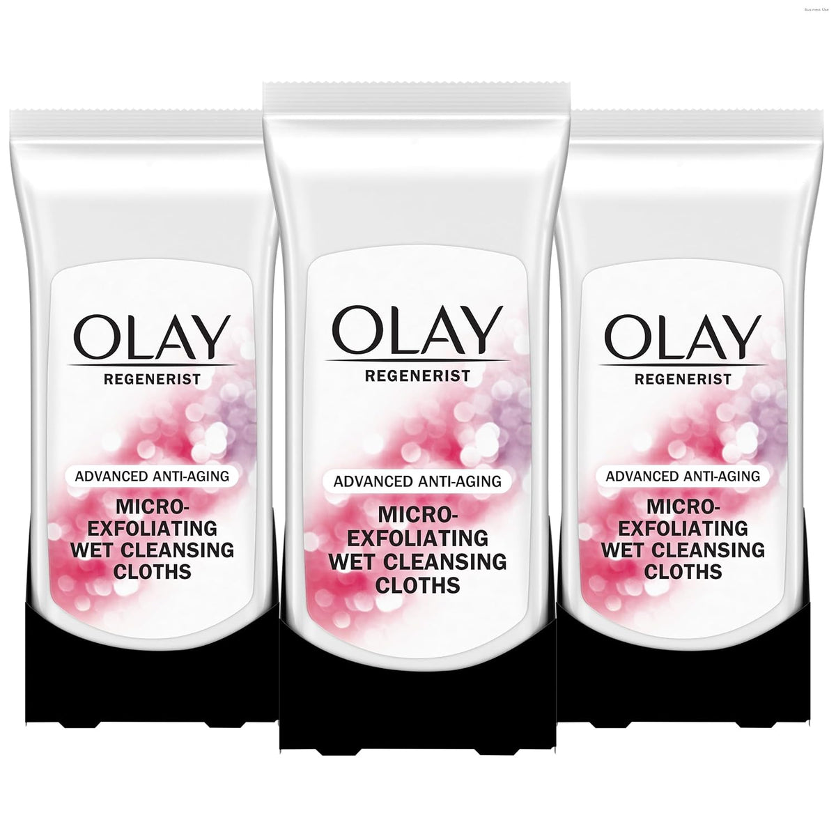 Olay | Daily Facial Cleansing Wipes Vitamin C Vitamin E Fresh Scent Exfoliating — 90 Count (Pack of 3)
