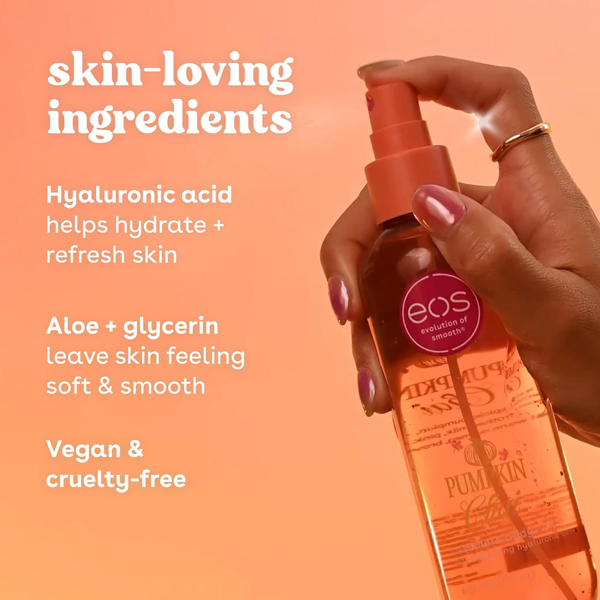 eos | Pumpkin Chai Body Mist Aloe & Glycerin — 6 fl oz