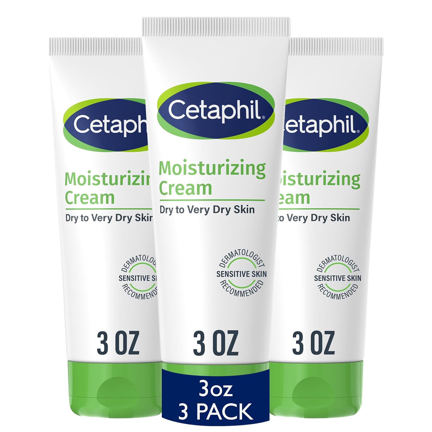 Cetaphil Moisturizing Cream for Dry to Very Dry Sensitive Skin — 2-Pack