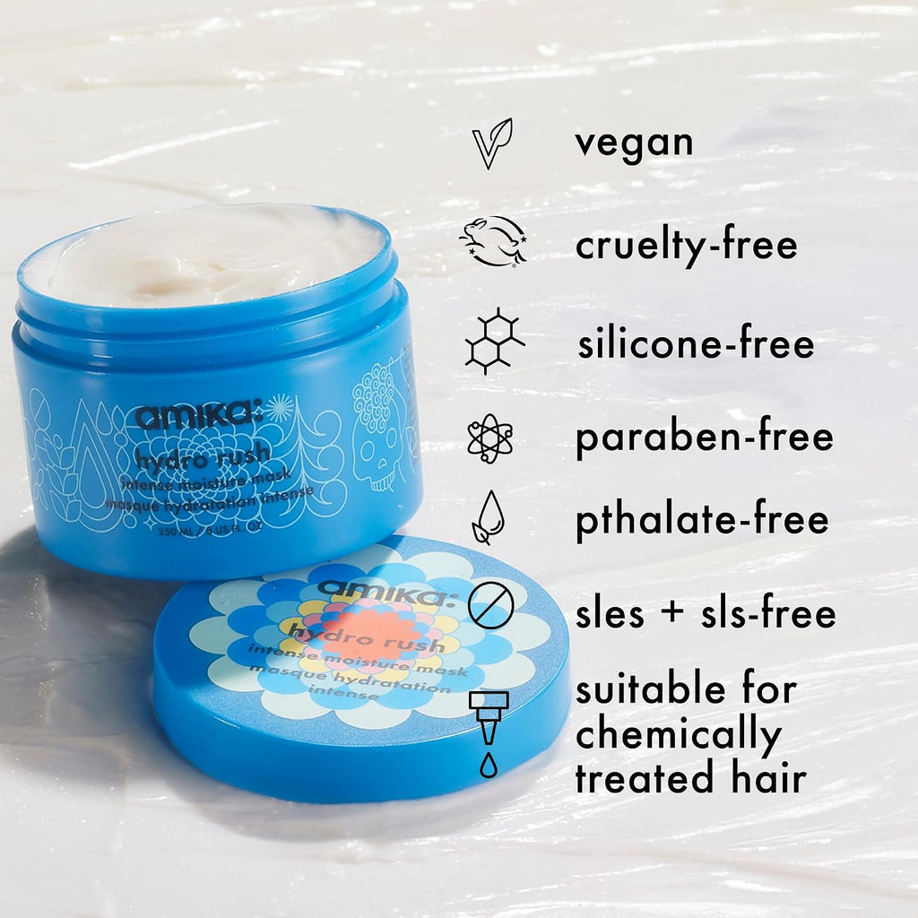 Amika | Squalane & Hyaluronic Acid Moisture Hair Mask
