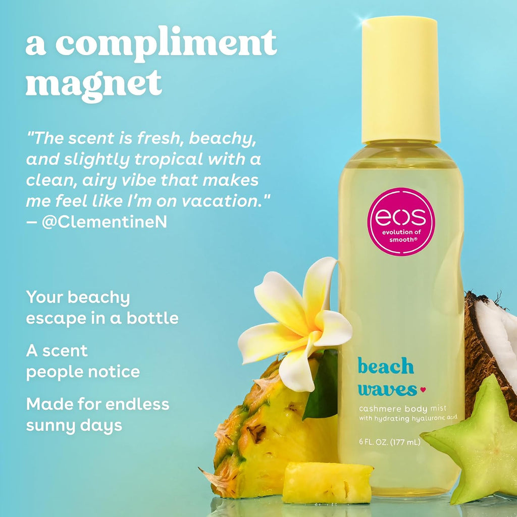 eos | Beach Waves Body Mist Hyaluronic Acid — 6 fl oz