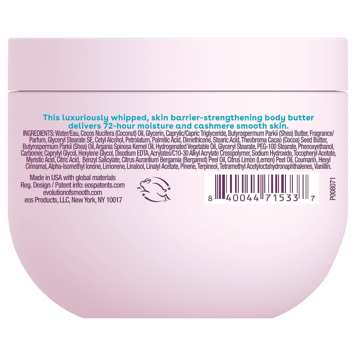 eos | Fresh & Cozy Whipped Oil Body Butter Shea Butter — 12 fl oz