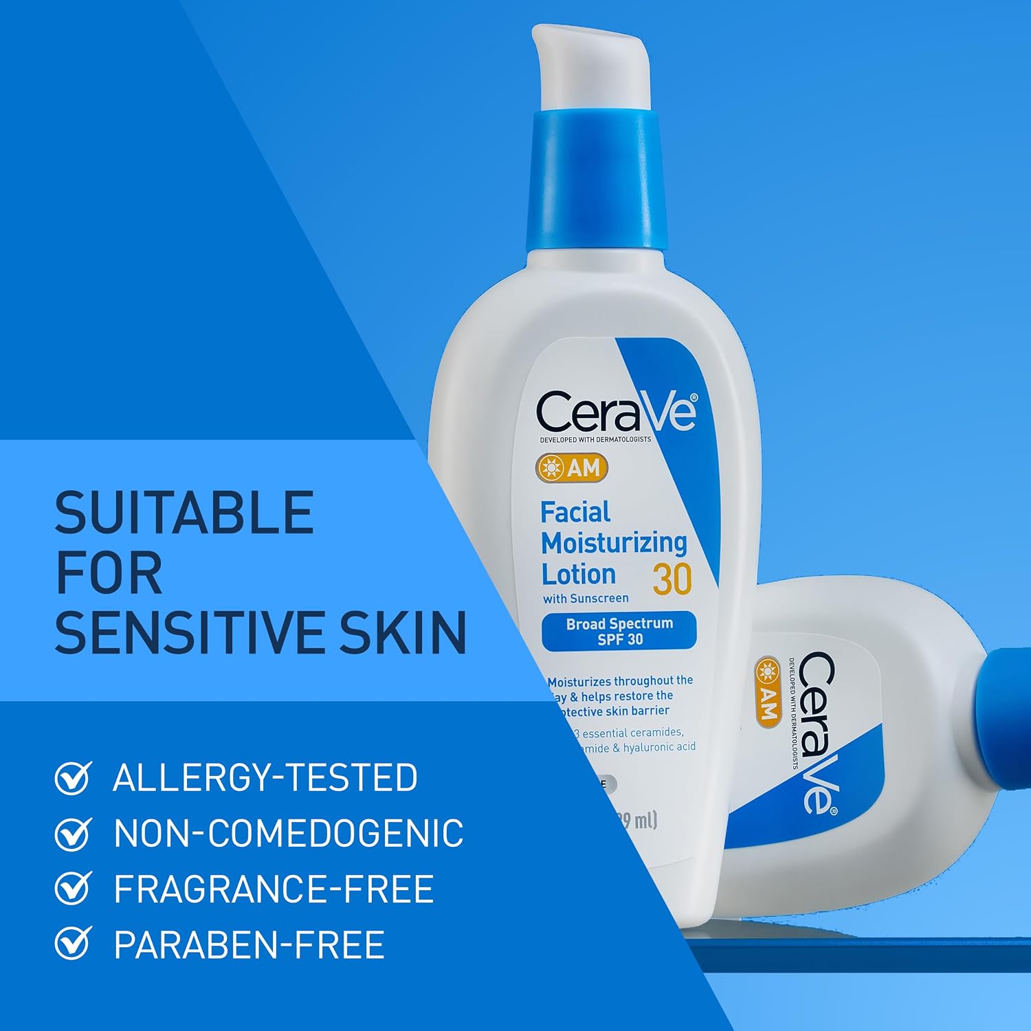 CeraVe AM Facial Moisturizing Lotion with SPF 30