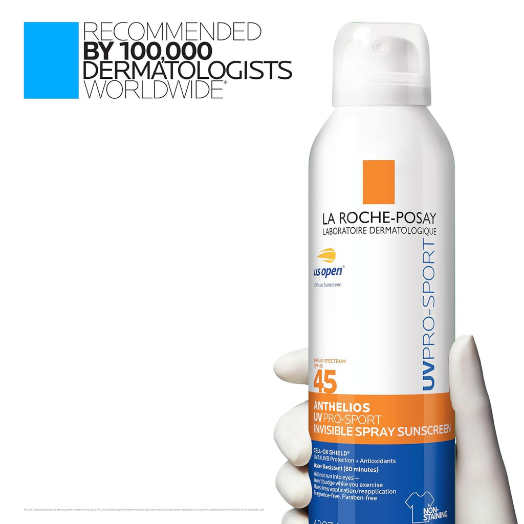 Anthelios Sport Sunscreen Spray SPF 45 by La Roche-Posay — 148ml (5 fl oz)
