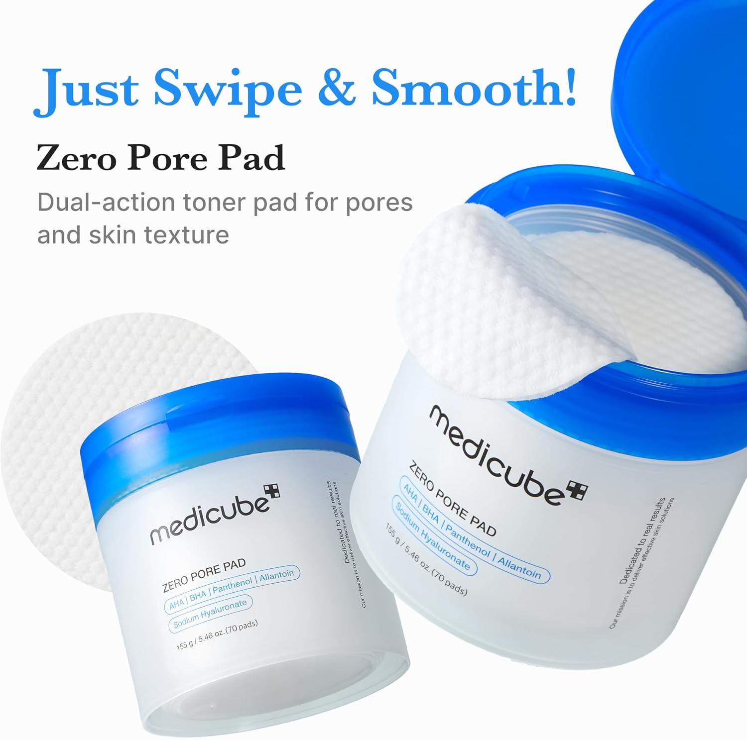 Zero Pore Pad 2.0 Exfoliating Toner Pads | medicube (70 Pads)