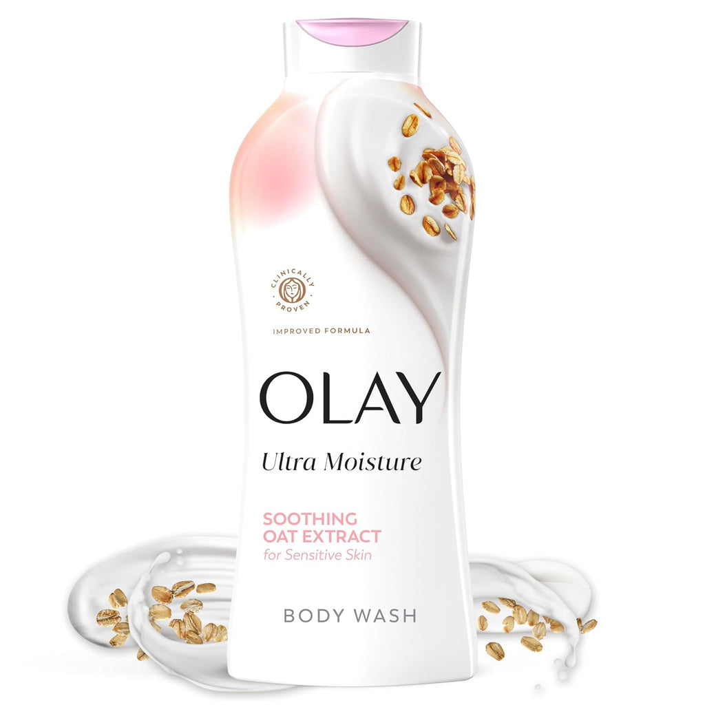Olay | Body Wash Ultra Moisture Oat Extract Vitamin B3 — 22 fl oz