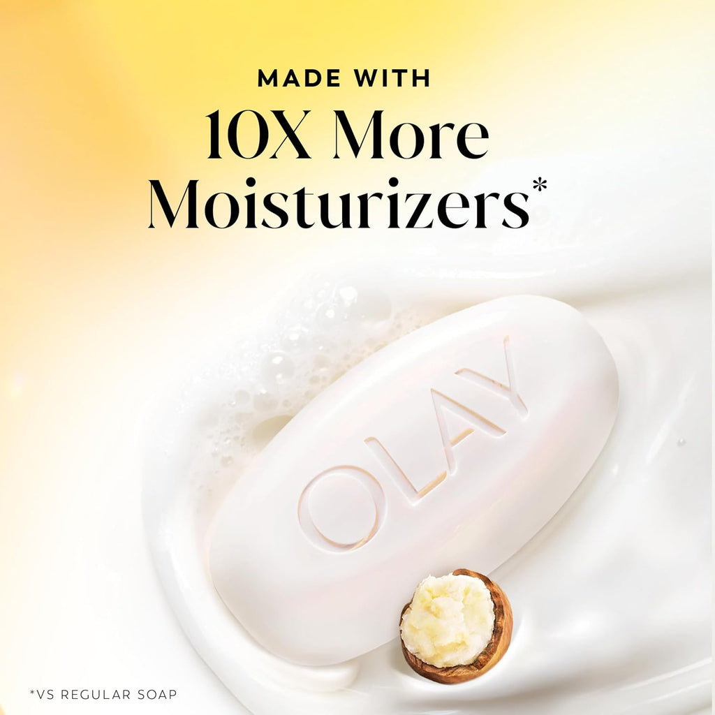 Olay | Ultra Moisture Beauty Bar Soap Shea Butter Niacinamide Vitamin B3 — 12 Bars