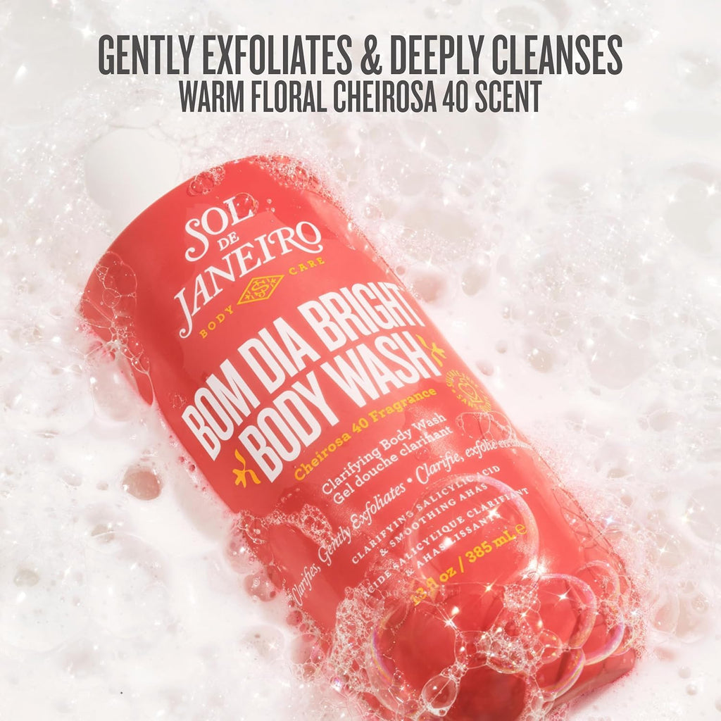 Sol de Janeiro | Travel Body Wash & Shower Oil Collection Cheirosa 62, 40, 59 & 68 — 4 Pieces, 12 fl oz Total