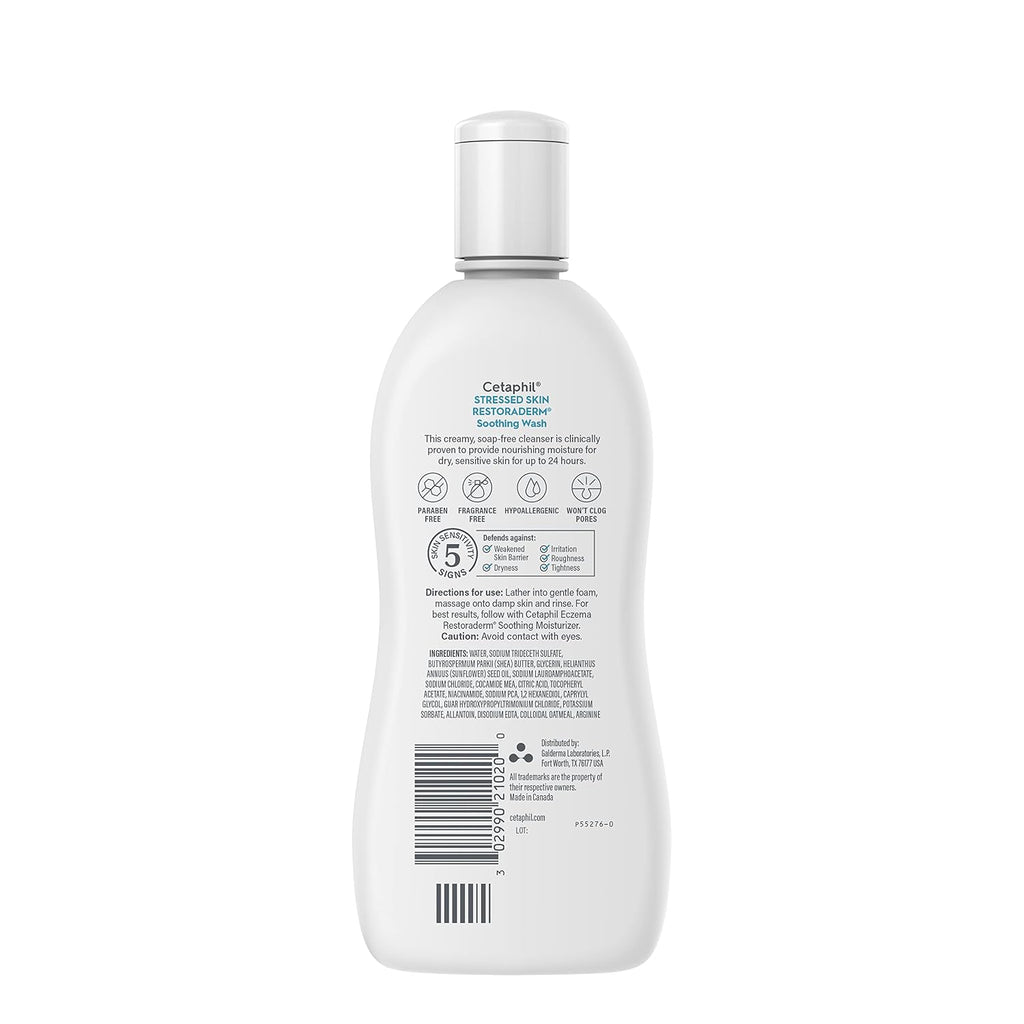 White bottle with label on a white background