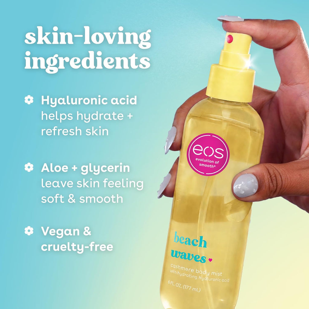 eos | Beach Waves Body Mist Hyaluronic Acid — 6 fl oz