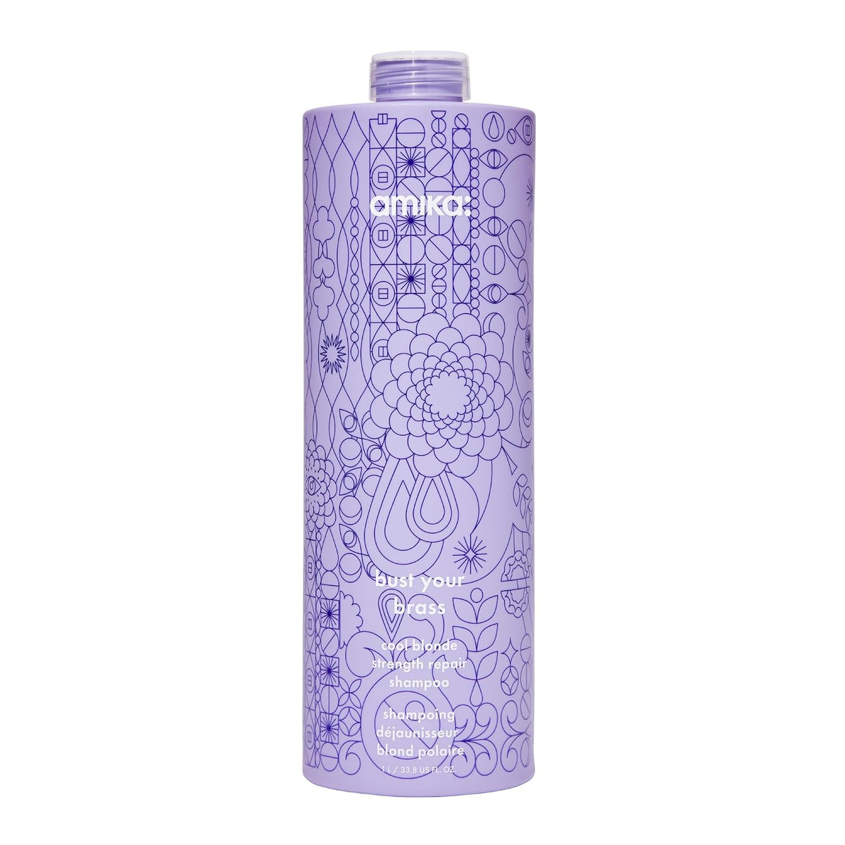 Amika | Purple Toning Strengthening Shampoo for Blonde & Color Treated Hair