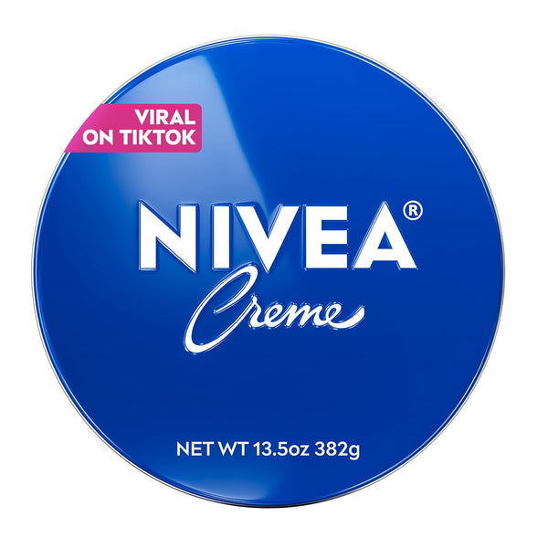 NIVEA Creme Body, Face and Hand Moisturizing Cream Tin