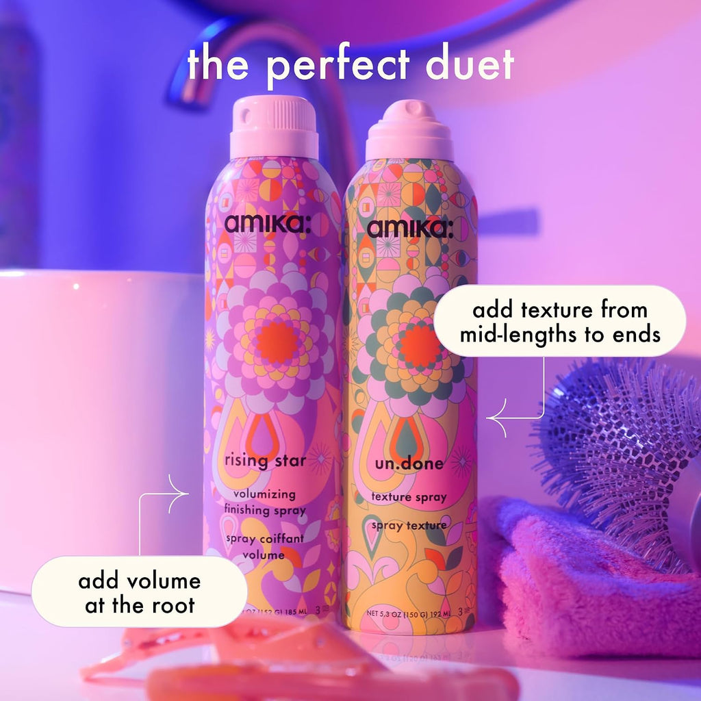 Amika | Lightweight Root Lift Spray for Fine & Thin Hair Berry
