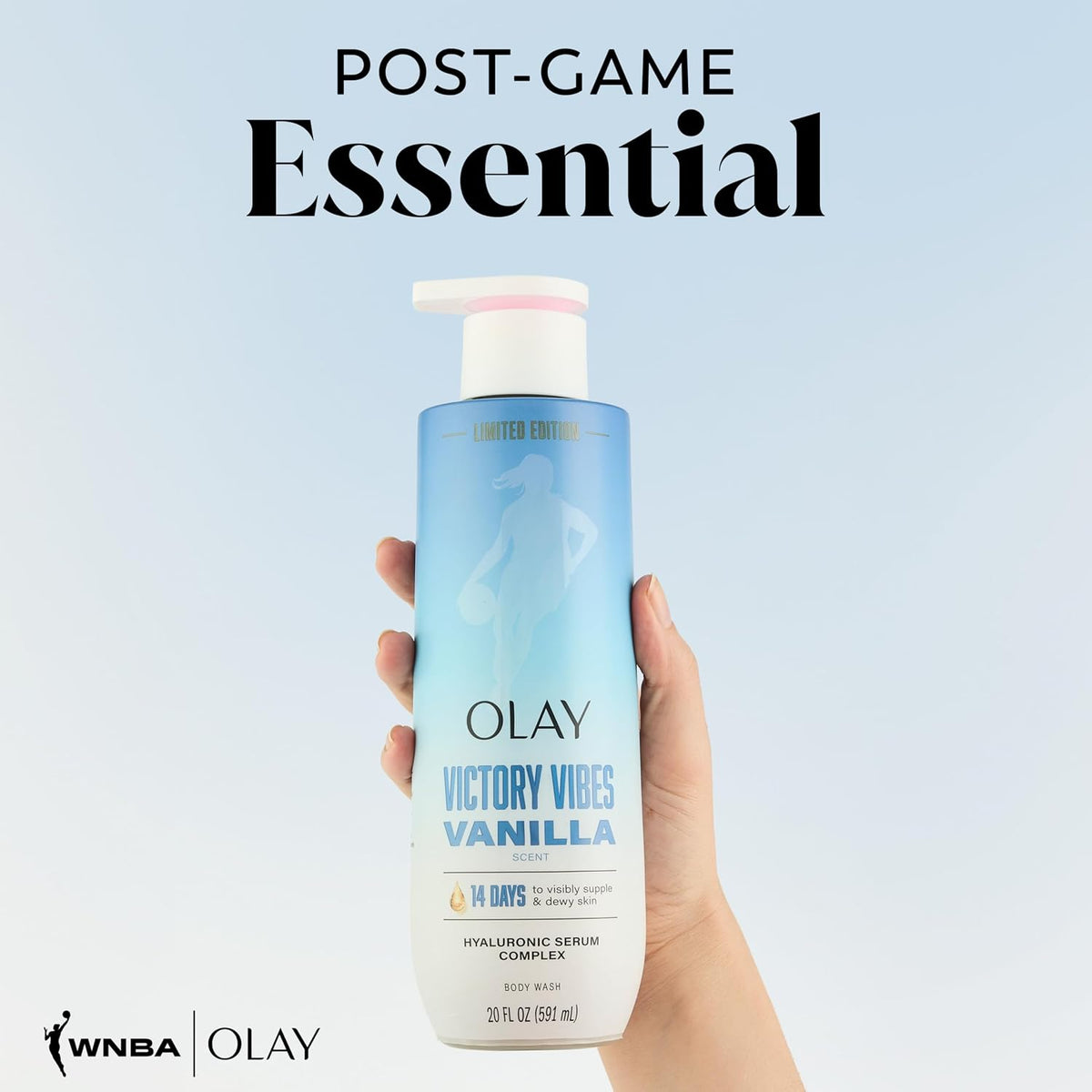Olay | Body Wash Niacinamide Hyaluronic Acid Pro-Glycerin Vanilla Coconut Jasmine Limited Edition — 20 fl oz