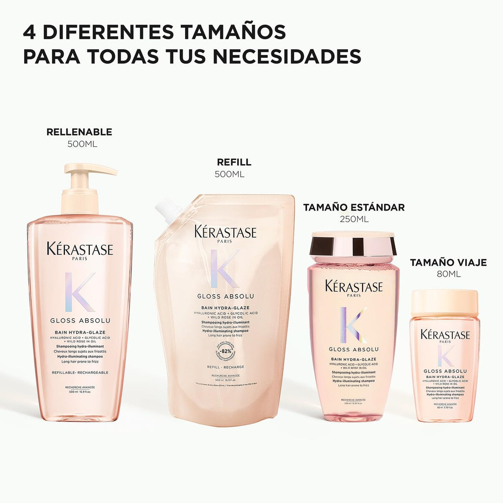 Kérastase | Gloss Absolu Sulfate Free Hydrating Shampoo for Thick Frizzy Hair