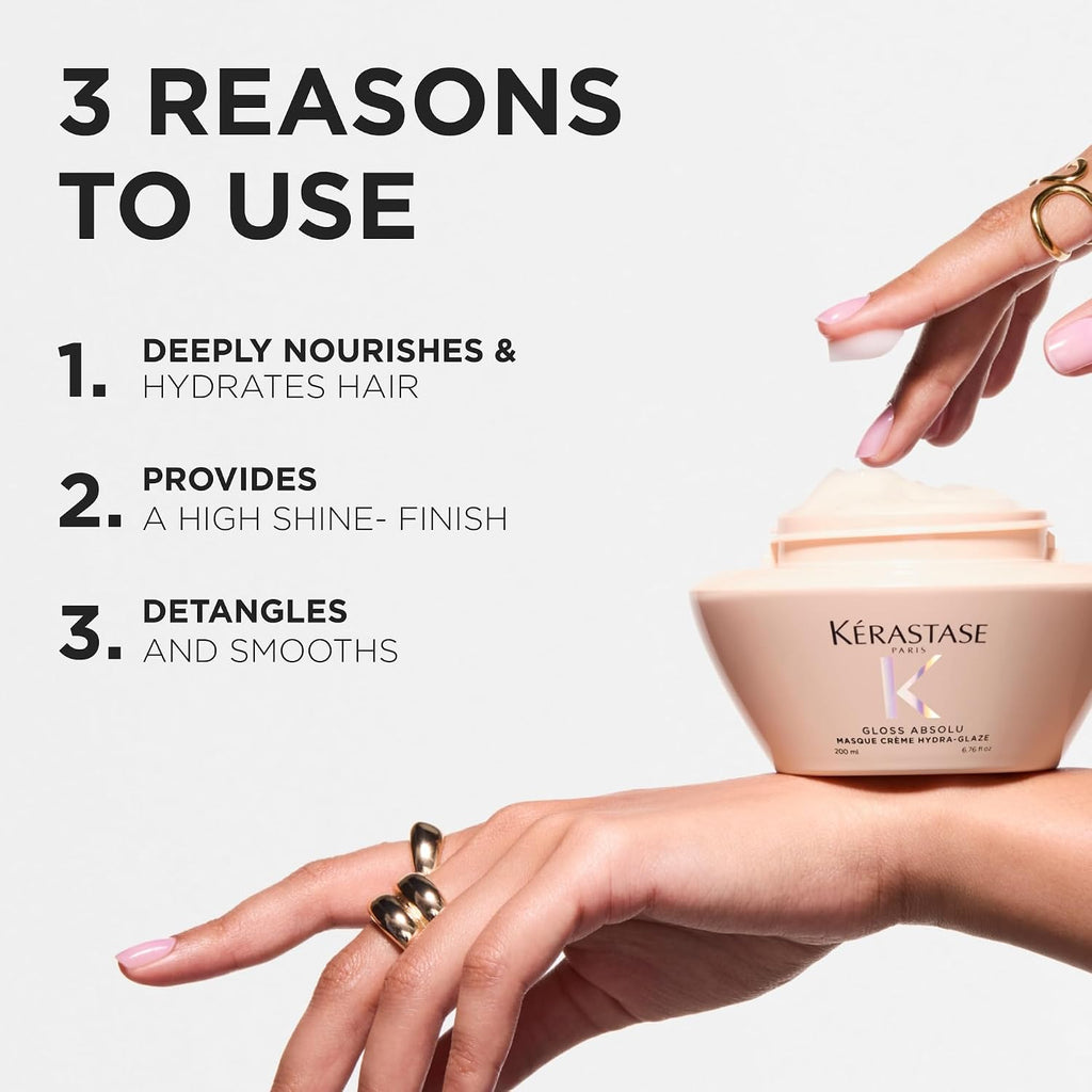 Kérastase | Gloss Absolu Nourishing Hair Mask for Thick Frizzy Hair