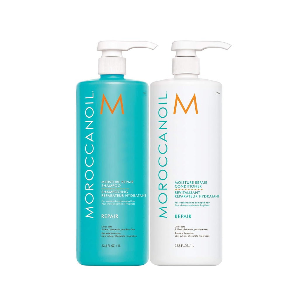 Moroccanoil | Moisture Repair Shampoo & Conditioner Bundle — 33.8 fl oz Each