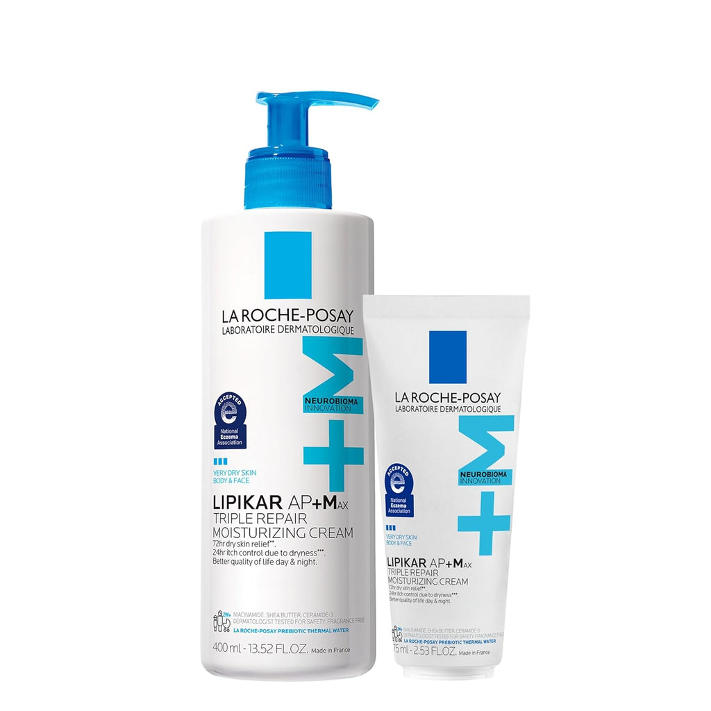 Lipikar Balm AP+ Body & Face Moisturizer by La Roche-Posay — 16.05 fl oz (2-Pack)