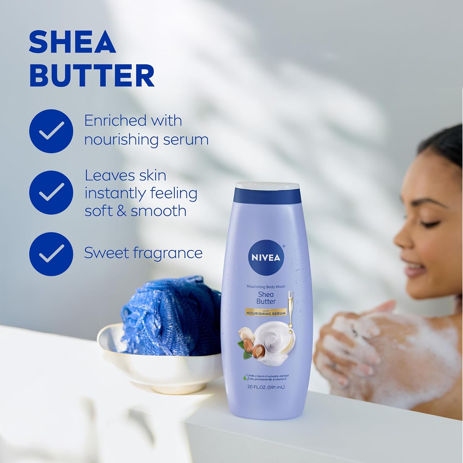 NIVEA Nourishing Shea Butter Body Wash