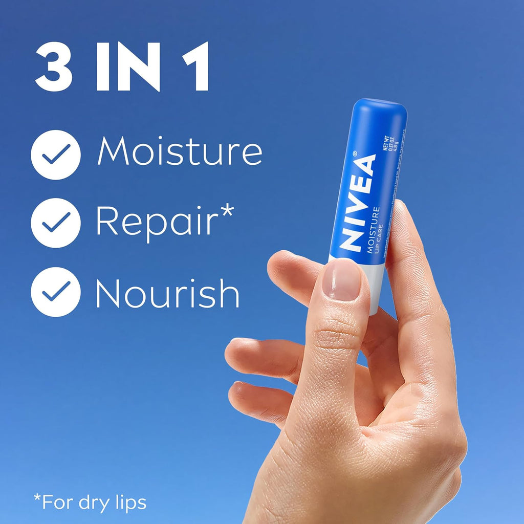 NIVEA Moisture Lip Care Balm Pack