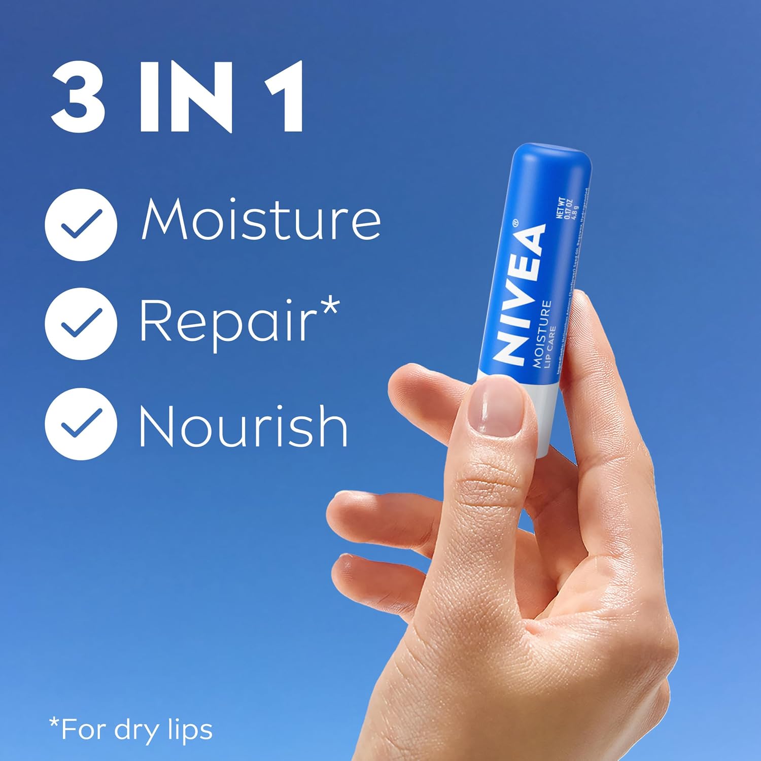 NIVEA Moisture Lip Care Balm Pack