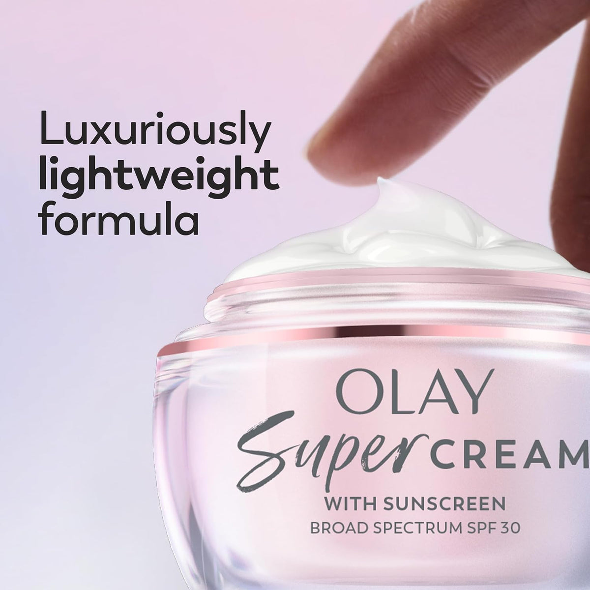 Olay | Super Cream 5-in-1 Face Moisturizer SPF 30 Niacinamide Vitamin C Collagen Peptide Hyaluronic Acid — 1.7 fl oz