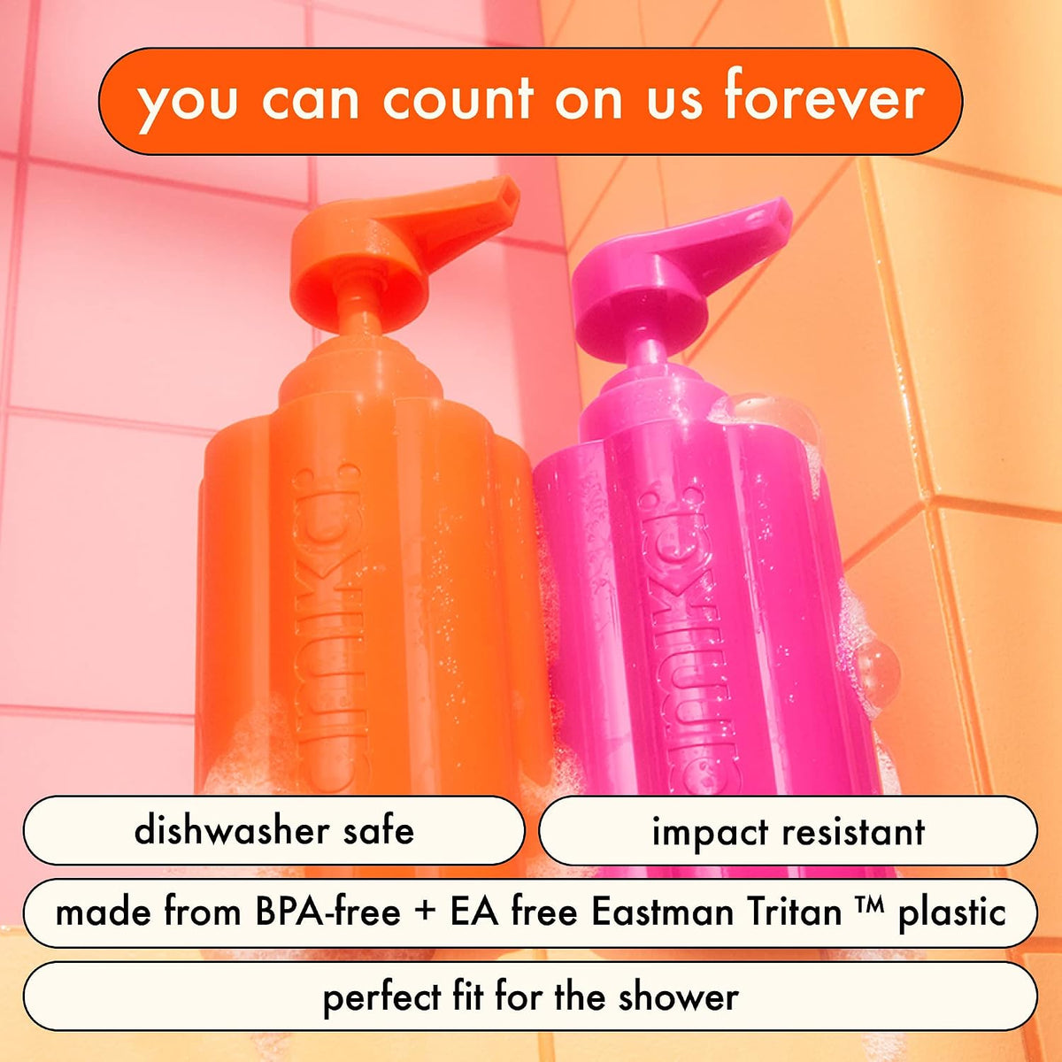 Amika | Forever Friend Tritan Refillable Conditioner Bottle — 300 ml