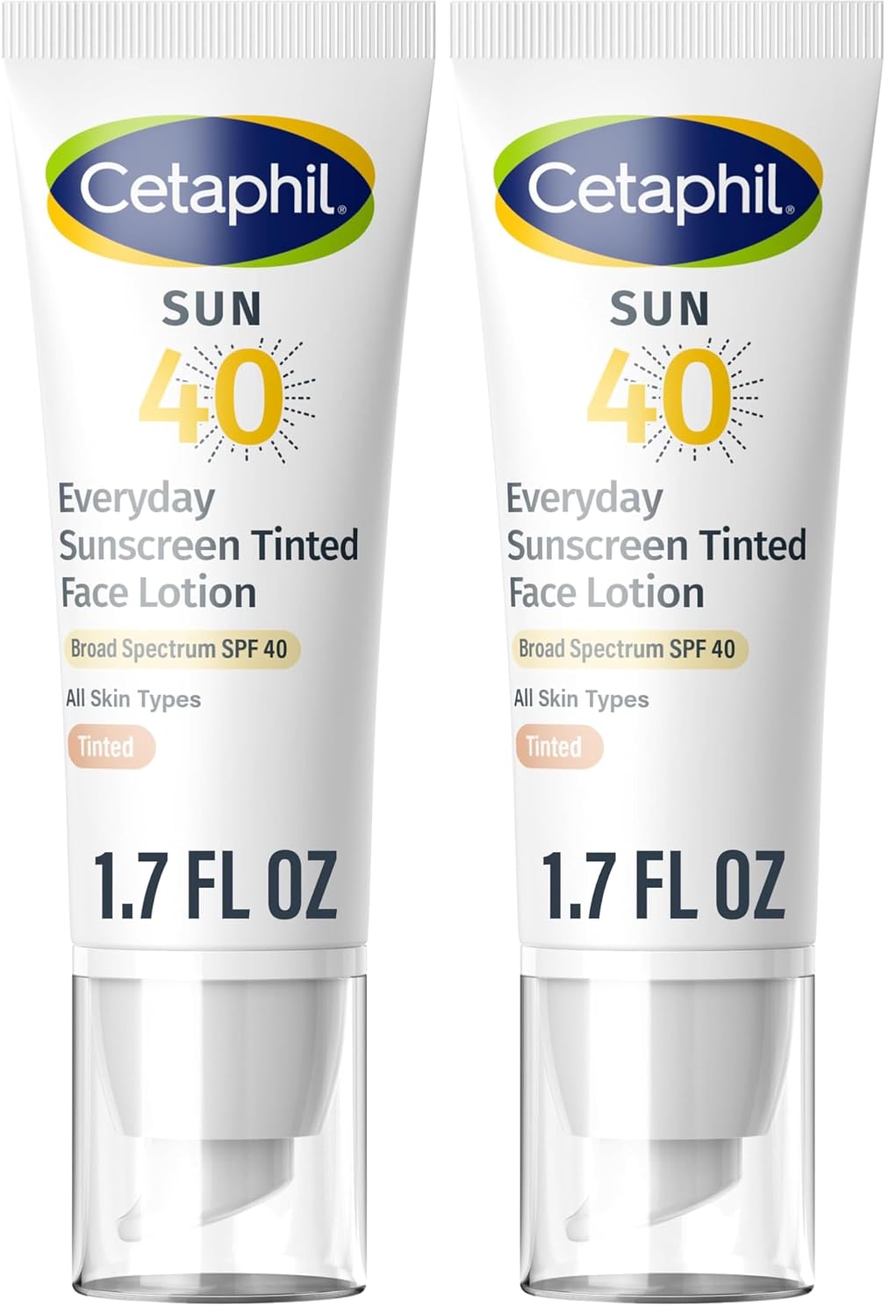 Cetaphil Everyday Sunscreen Tinted Face Lotion Broad Spectrum SPF 40