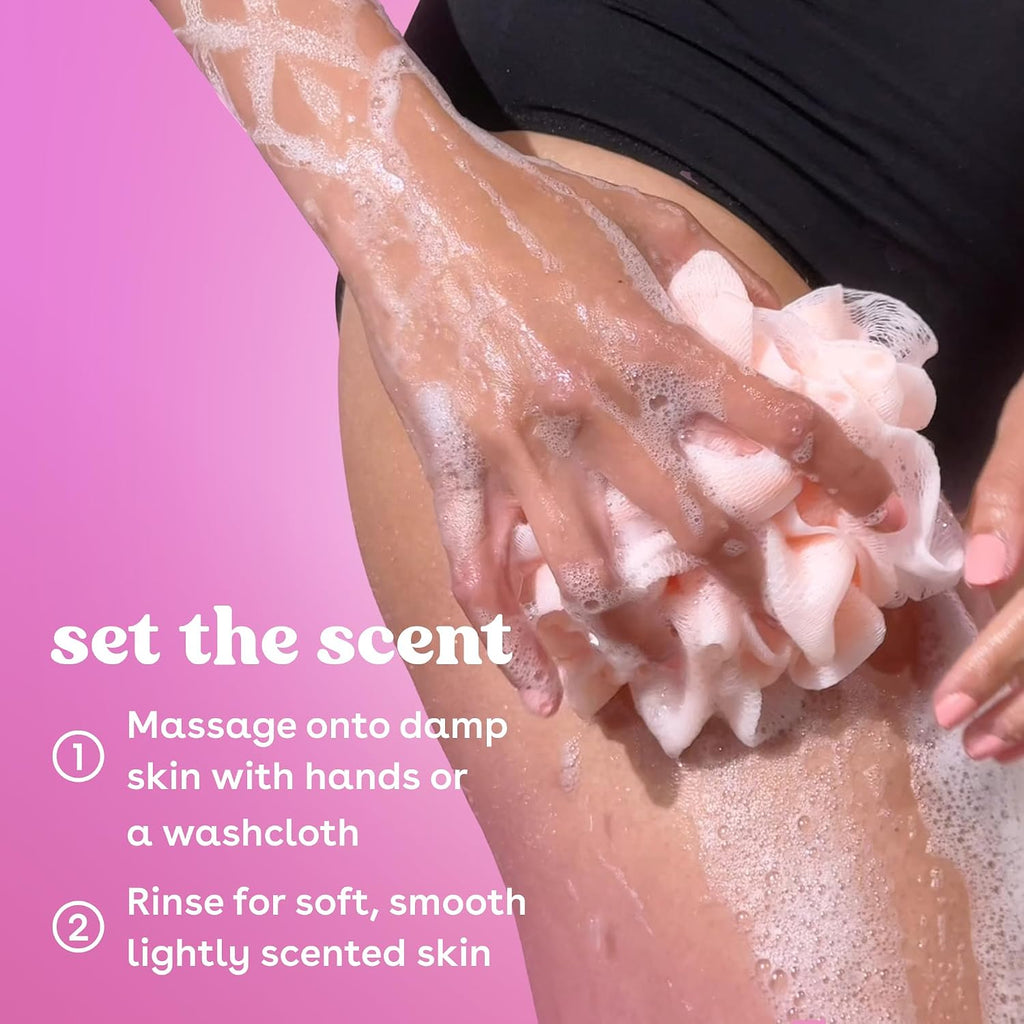 eos | Strawberry Dream Moisturizing Body Wash Shea Butter Vitamin E pH-Balanced — 16 fl oz