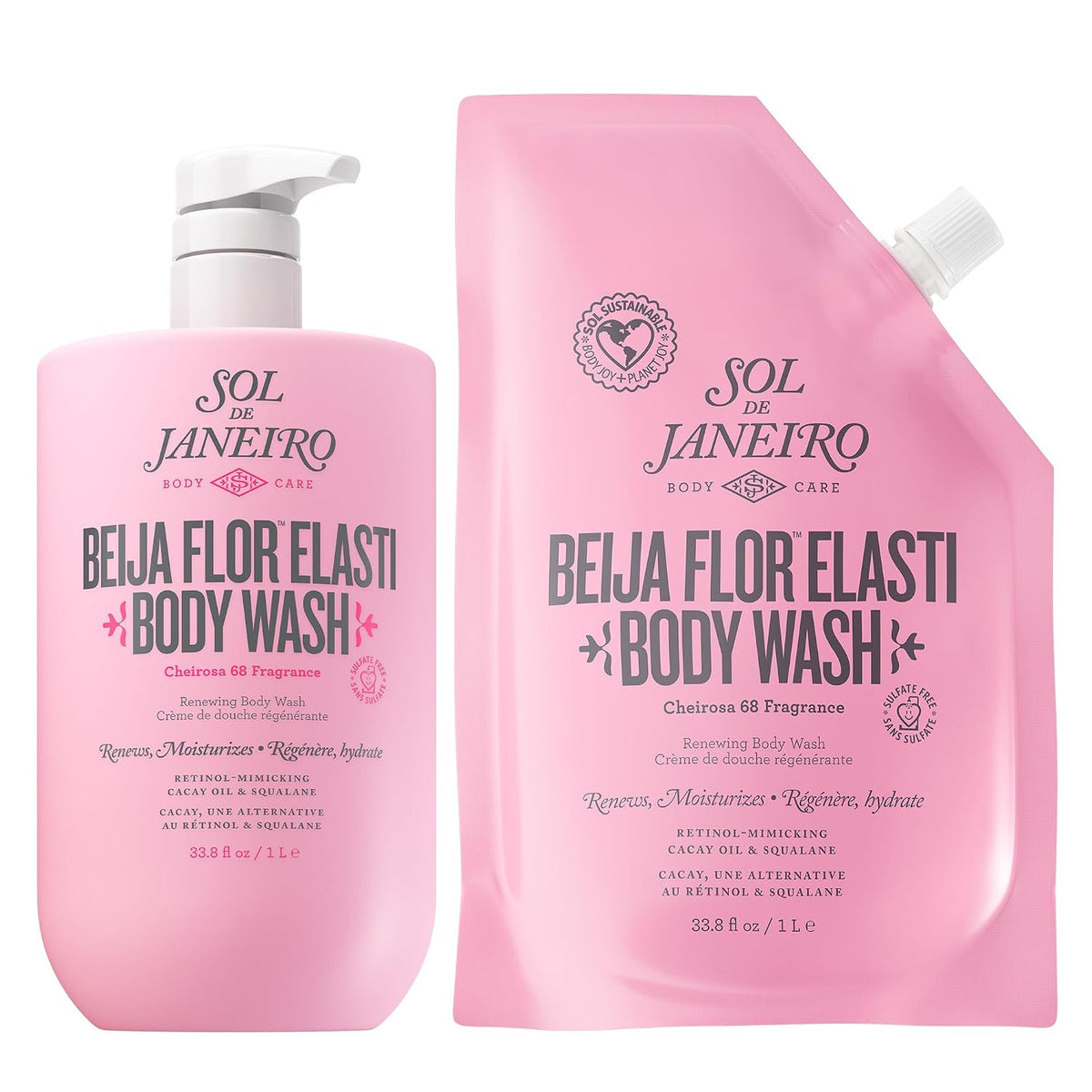 Sol de Janeiro | Beija Flor Elasti Ultra Rich Cream Body Wash Cheirosa 68 on a white background