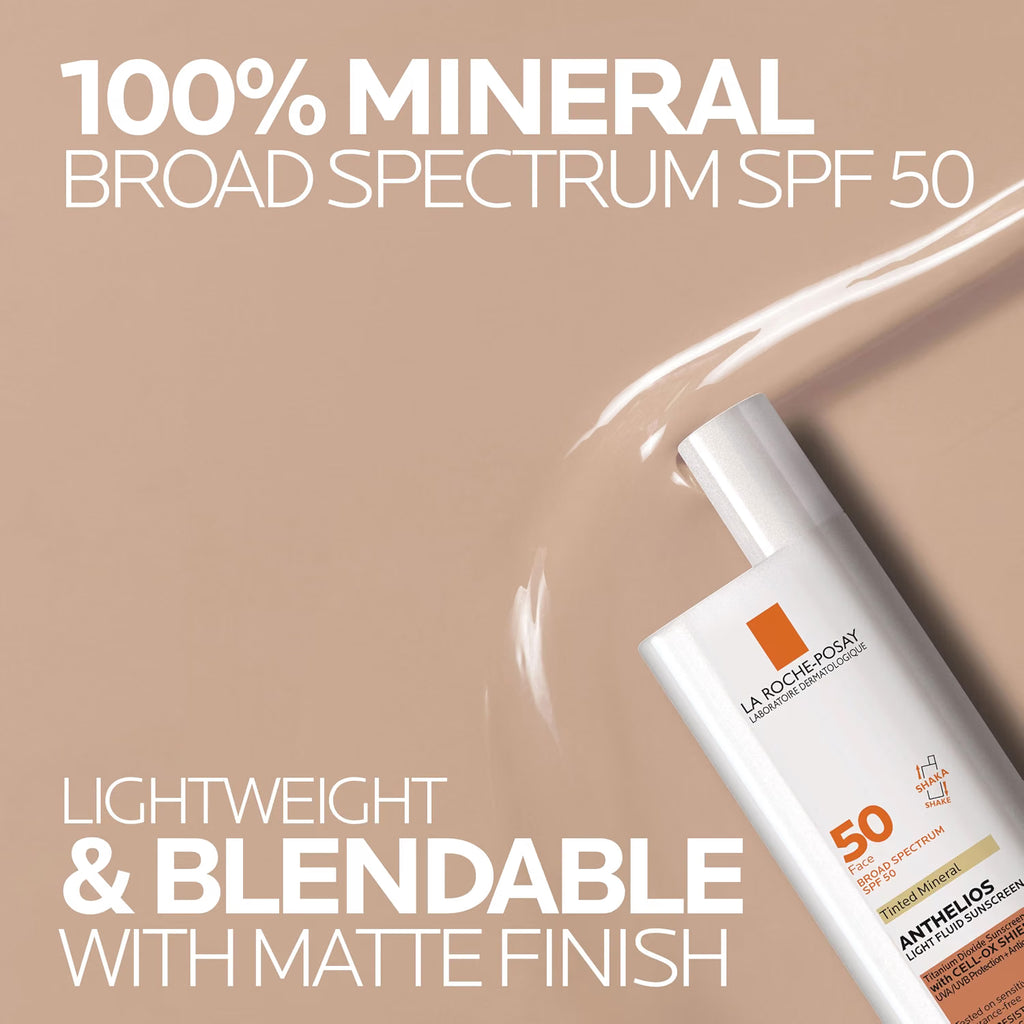 Vitamin C Serum + Anthelios Tinted Mineral Sunscreen SPF 50 Set by La Roche-Posay — 80ml (2.71 fl oz)