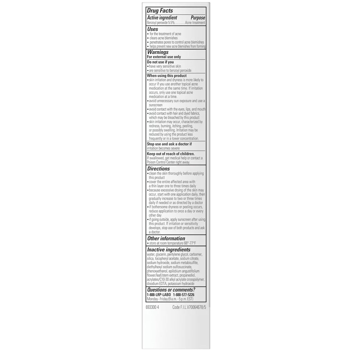 Effaclar BPO Multi-Target Acne Treatment by La Roche-Posay — 40ml (1.35 fl oz)