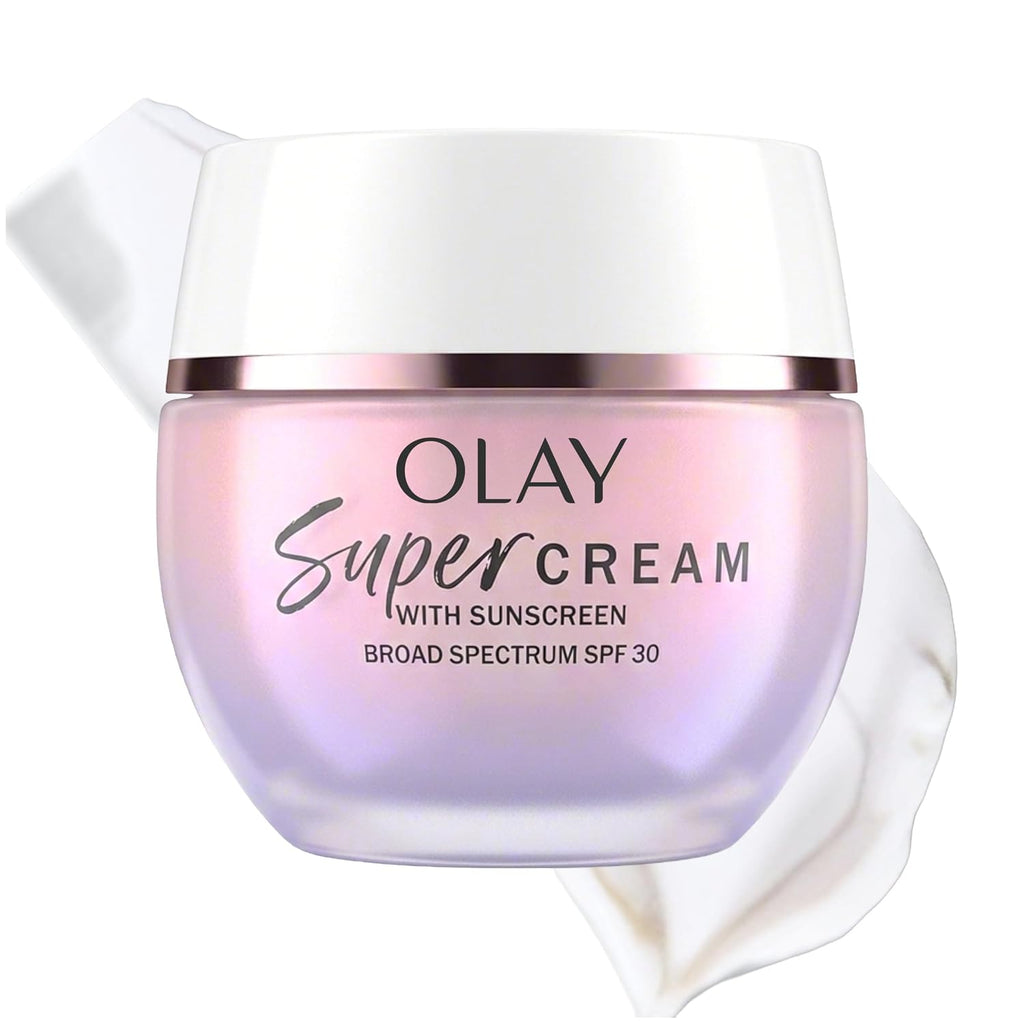 Olay | Super Cream 5-in-1 Face Moisturizer SPF 30 Niacinamide Vitamin C Collagen Peptide Hyaluronic Acid — 1.7 fl oz