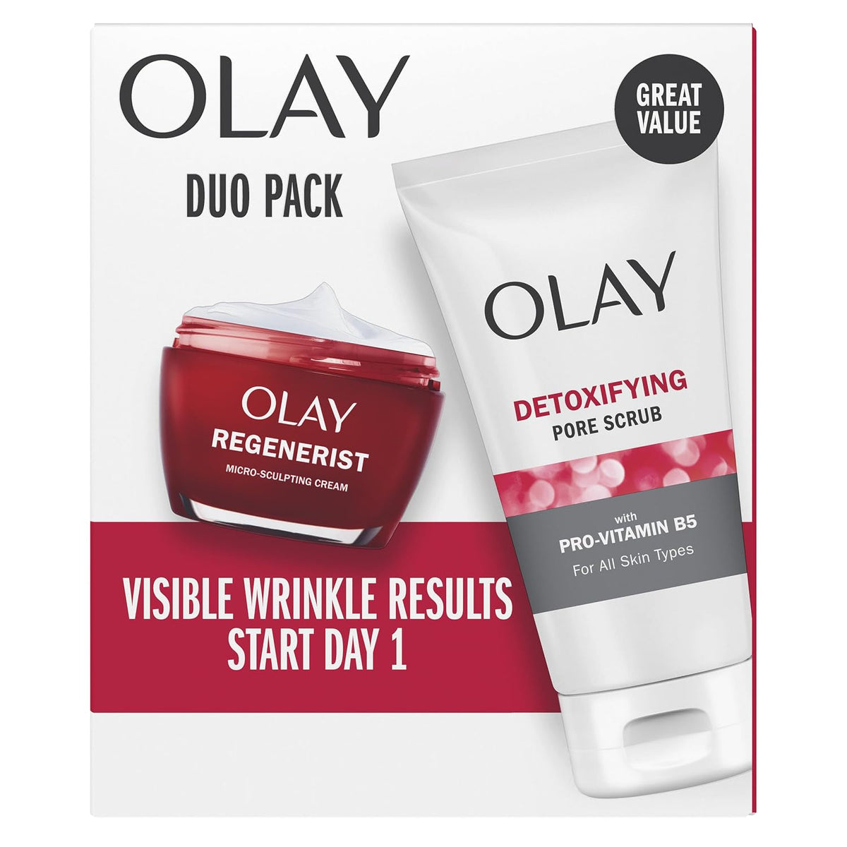 Olay | Regenerist Micro-Sculpting Cream Face Moisturizer Vitamin B3 Hyaluronic Acid — 1 Count